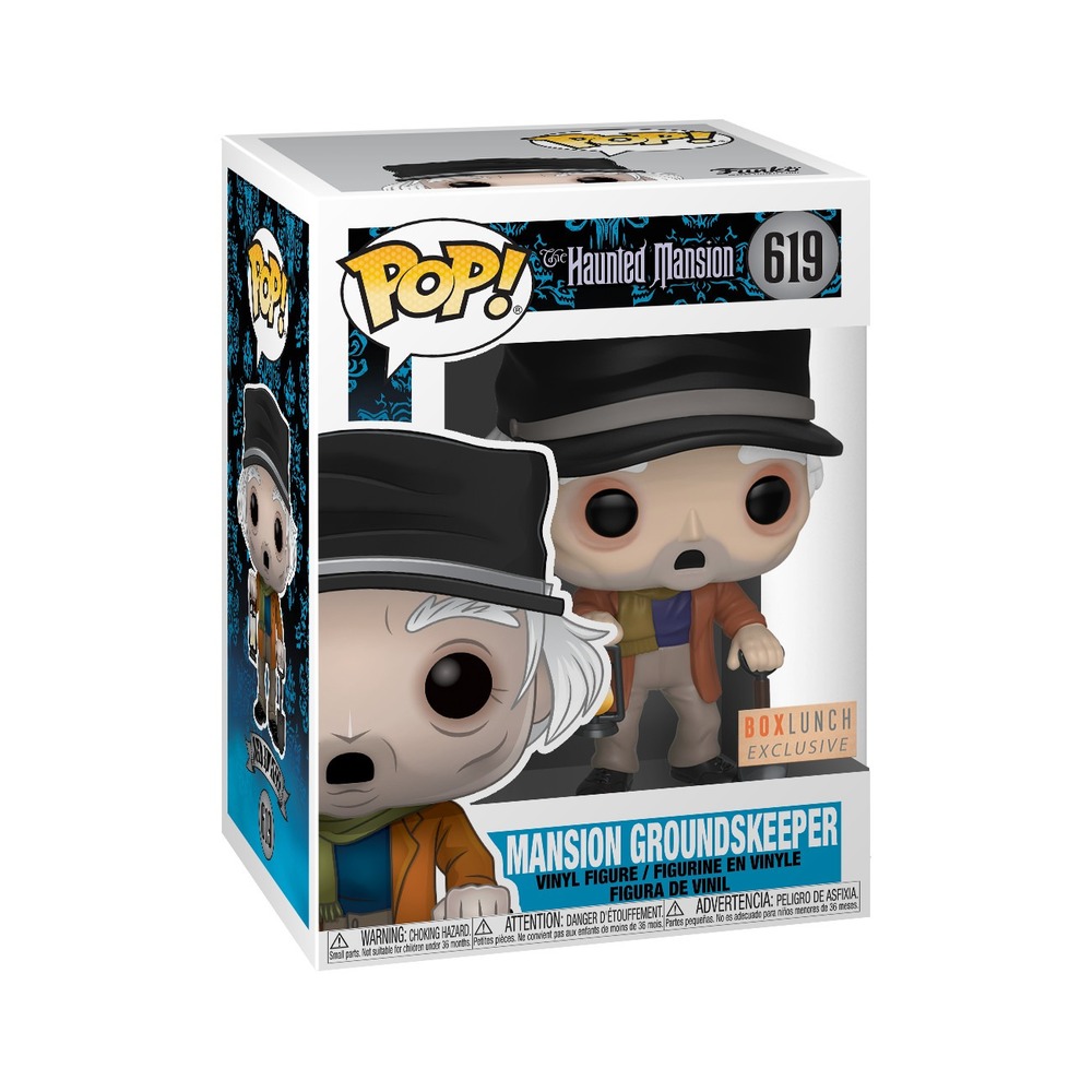 Funko Pop Disney Haunted Mansion Groundskeeper Box Lunch Exclusive 619 Vaulted